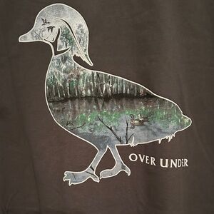 Over Under Men's Black Duck Graphic Tee